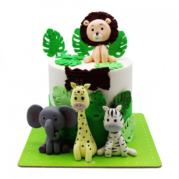 کیک جنگل حیوانات